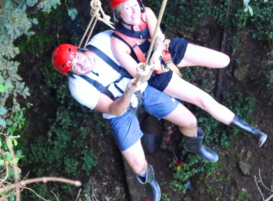 Jomblang Cave Adventure and Nglanggeran Ancient Volcano Short Trek from Yogyakarta