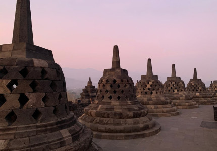 By Rail from Jakarta : Sunrise, Borobudur and Prambanan Tours End Yogyakarta