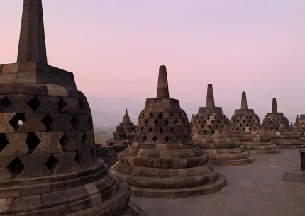 By Rail from Jakarta : Sunrise, Borobudur and Prambanan Tours End Yogyakarta